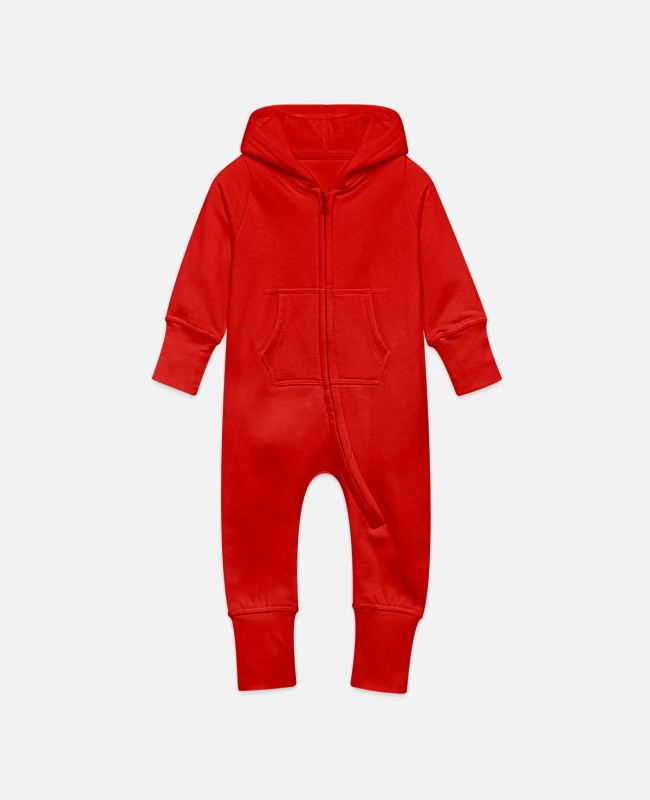 Organic baby onesie - red