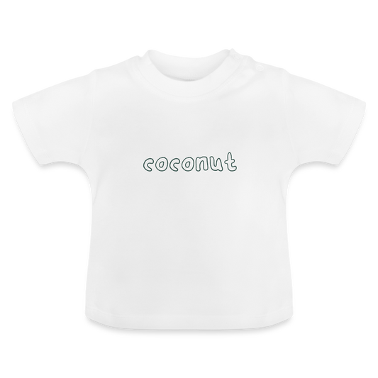 Coconut baby t-shirt - white