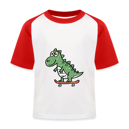 Rrrrrider | Baseball t-shirt - white/red