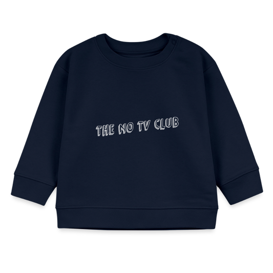 The no TV club organic sweatshirt - navy